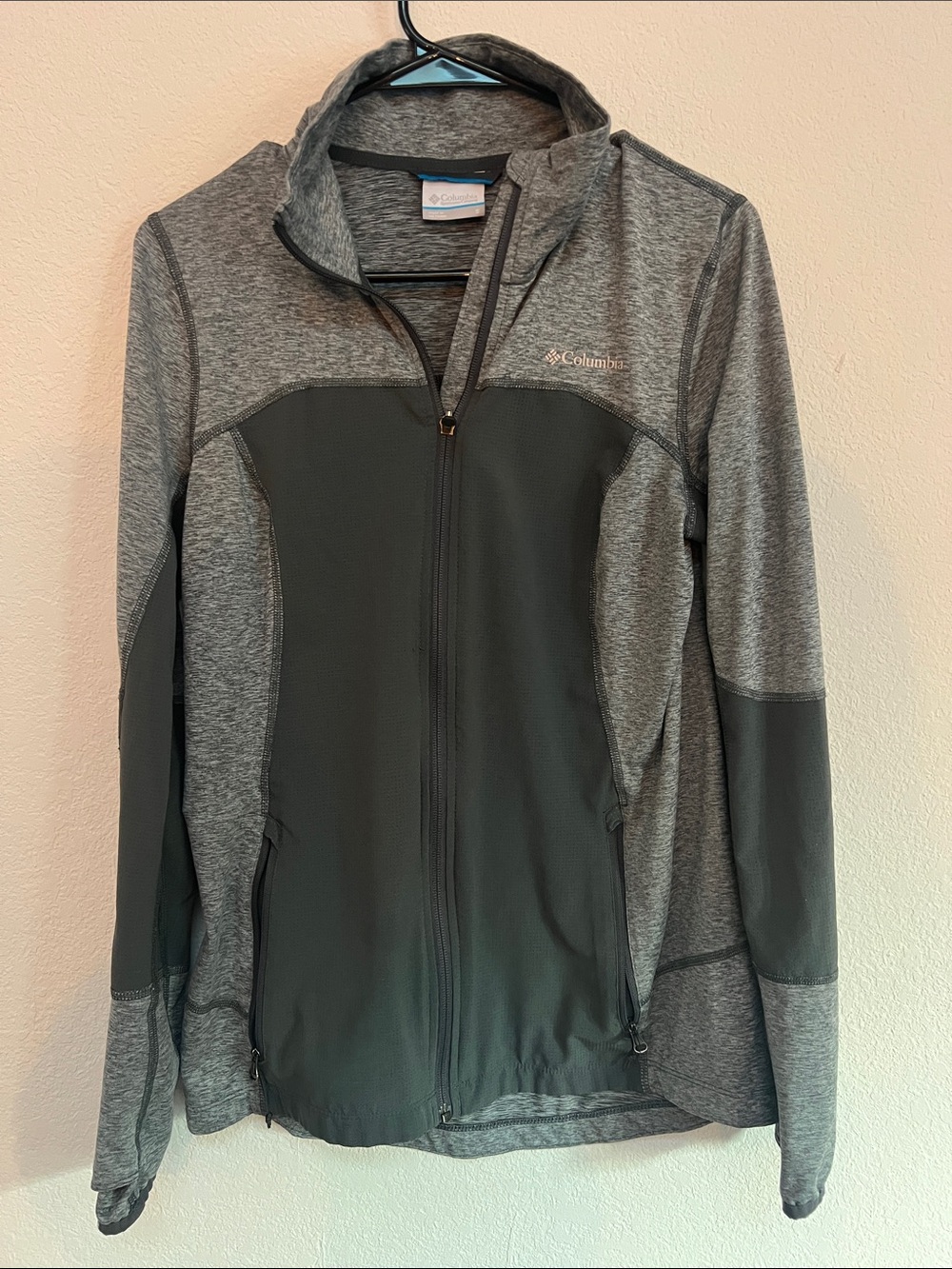 Columbia Women's Grey Two-Tone Hooded Utility Jacket